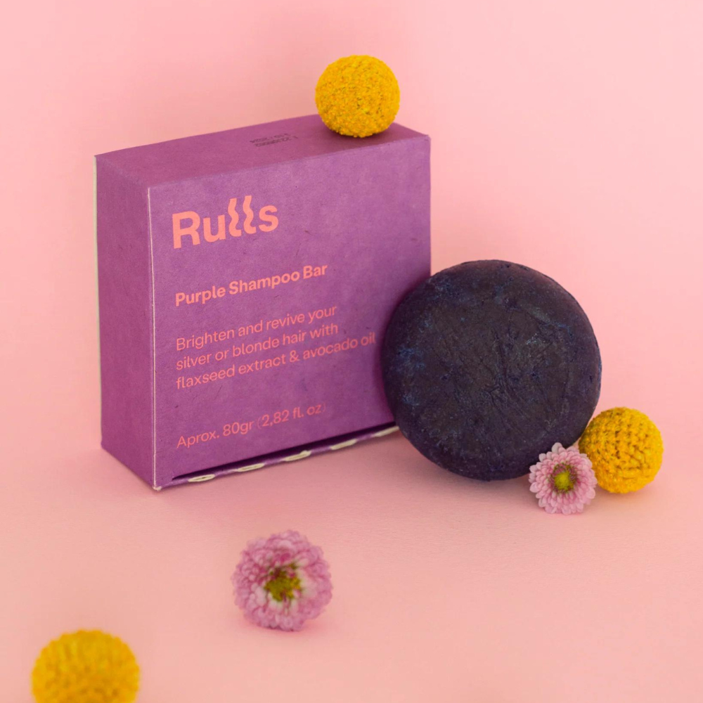 Rulls Pack Shampoo feste lila Seife + Seifenschale