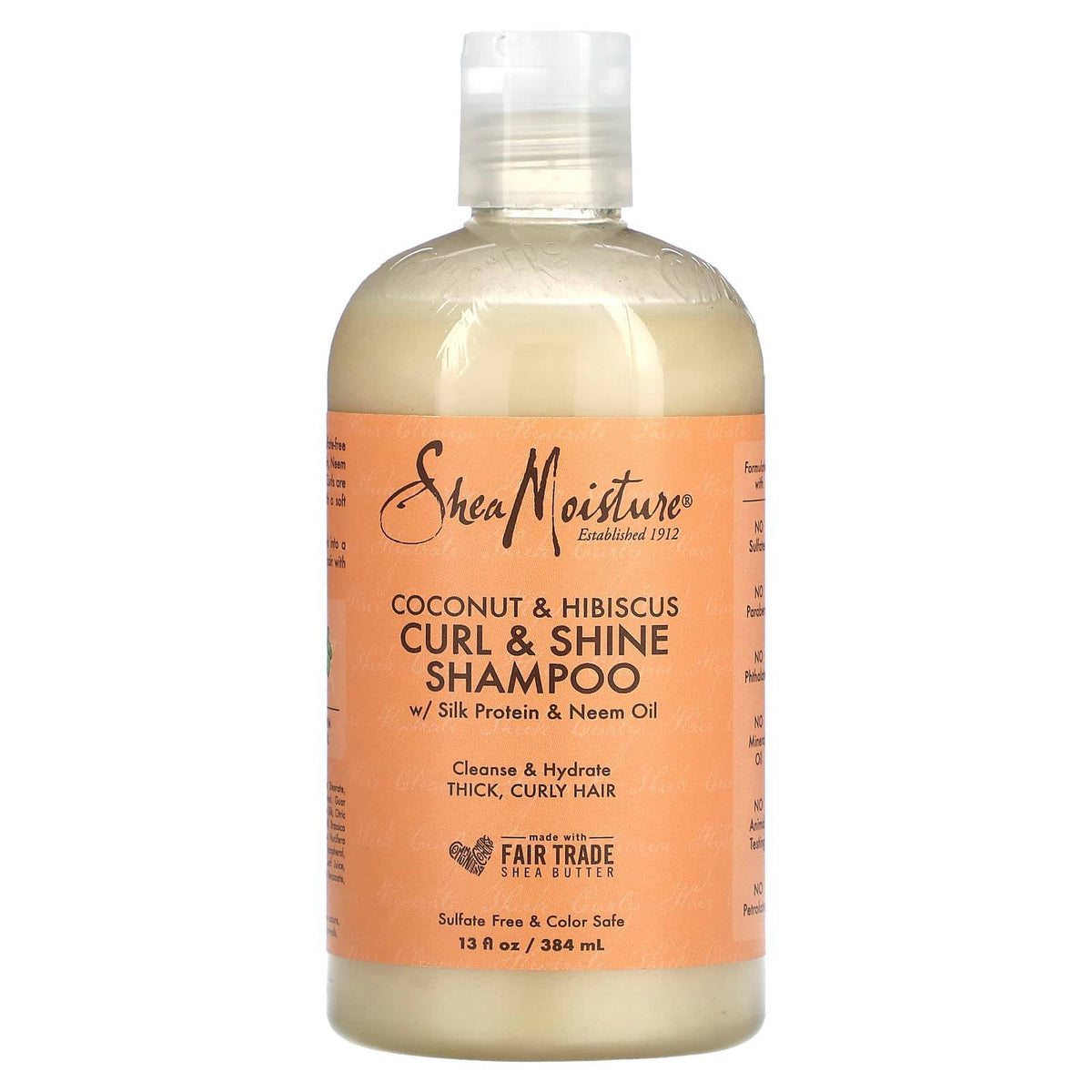 Shea Moisture Kokosnuss & Hibiskus Locken & Glanz Shampoo