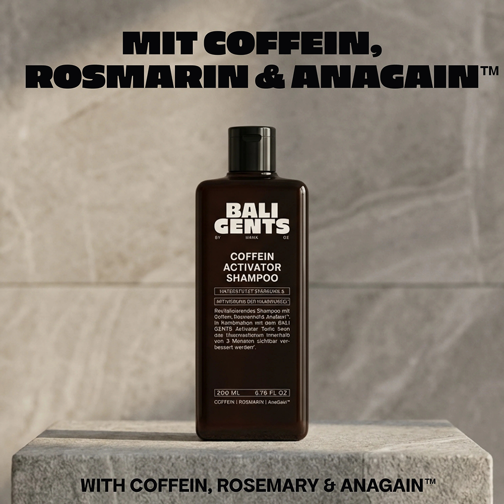 Bali Curls Gents Coffein Activator Shampoo 200ml