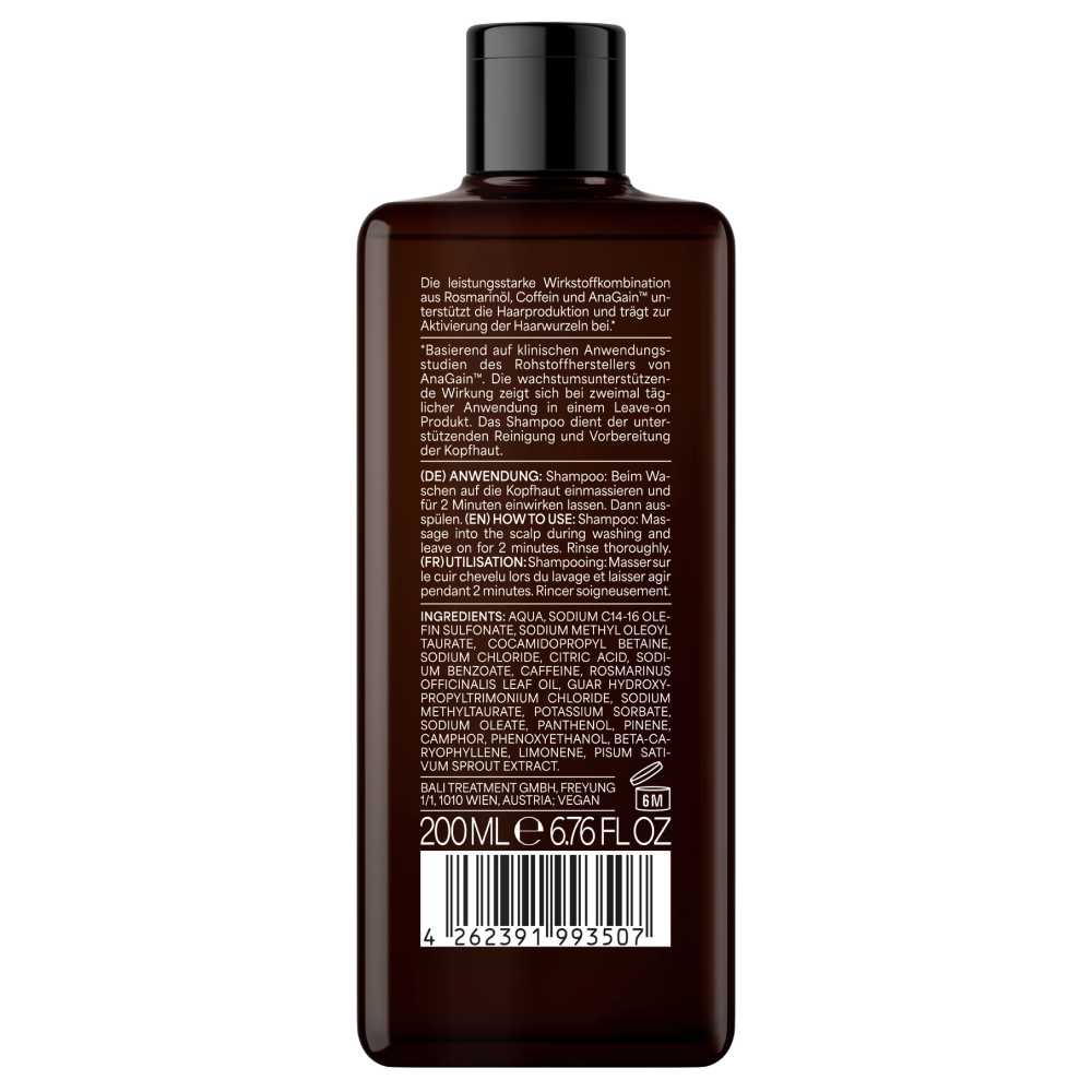 Bali Curls Gents Coffein Activator Shampoo 200ml