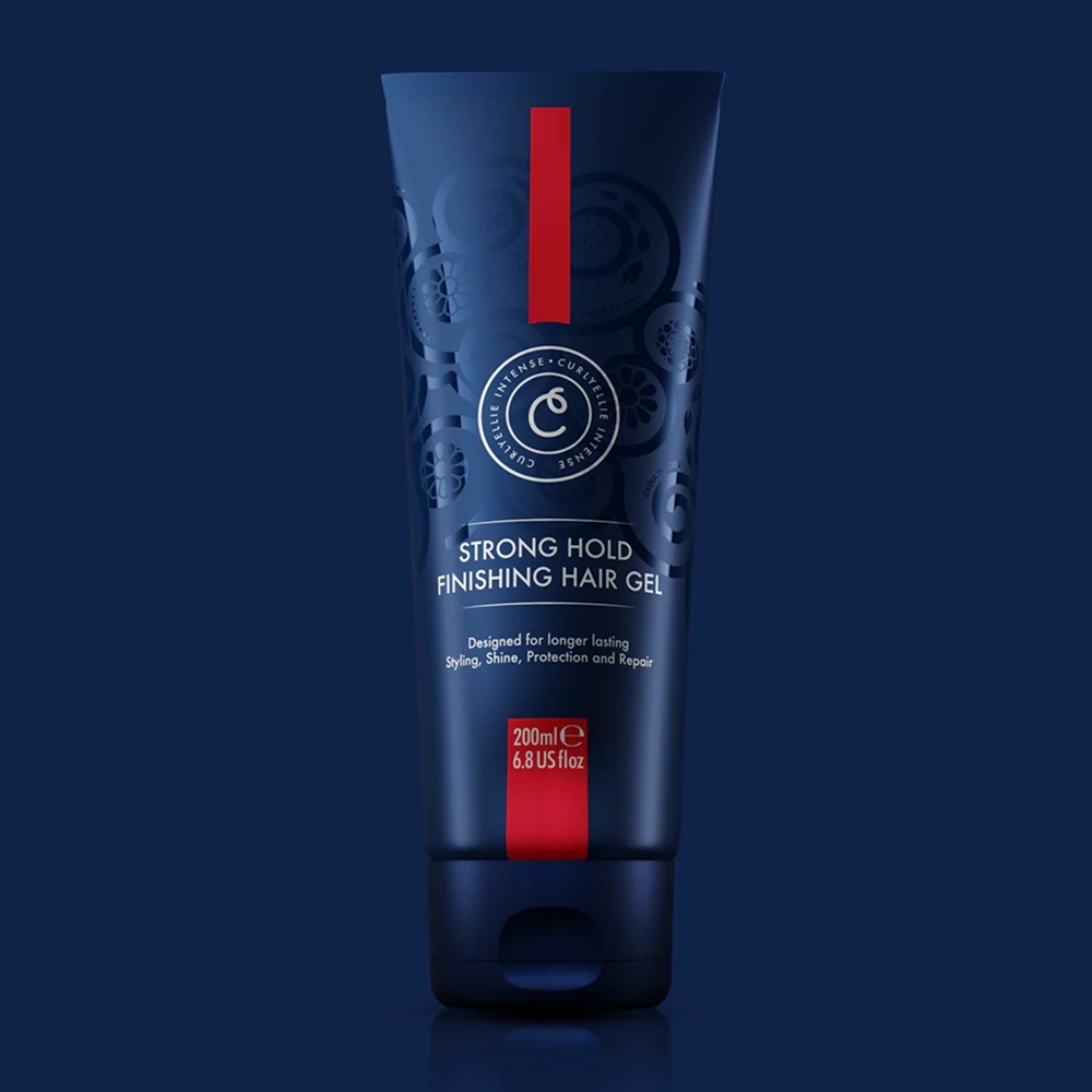 CurlyEllie Intense Strong Hold Finishing Hair Gel 200ml
