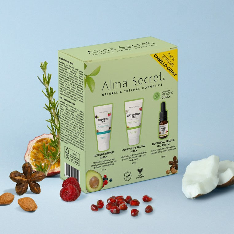 Alma Secret Geschenkset Minis: Lockig & Extreme & Botanical Rescue