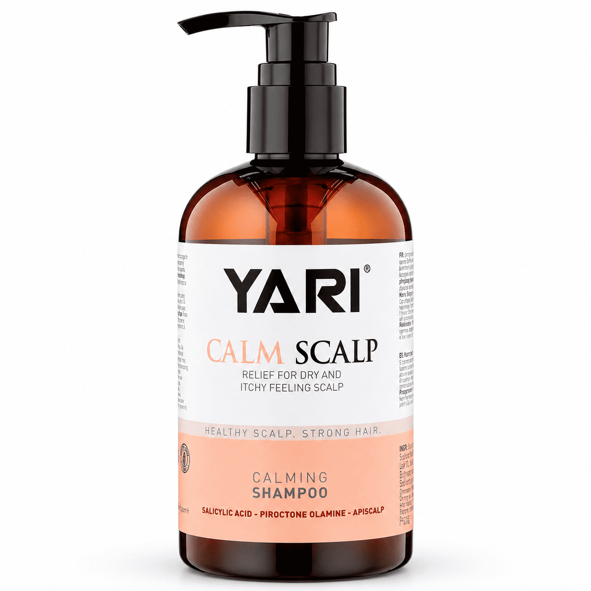 Yari Calm Scalp Relief for Dry and Itchy Feeling Scalp Healthy scalp, strong hair. calming Shampoo