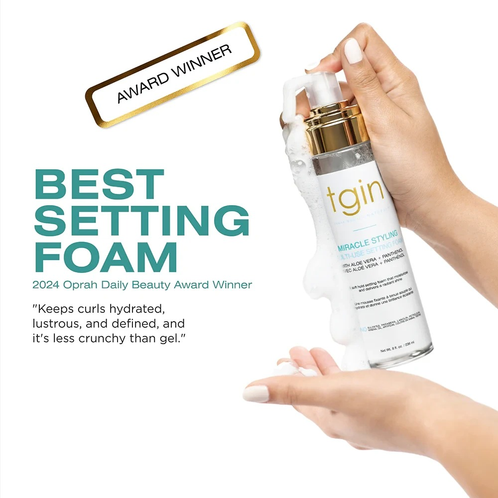 Tgin Miracle Styling Multi-Use Setting Foam 8oz