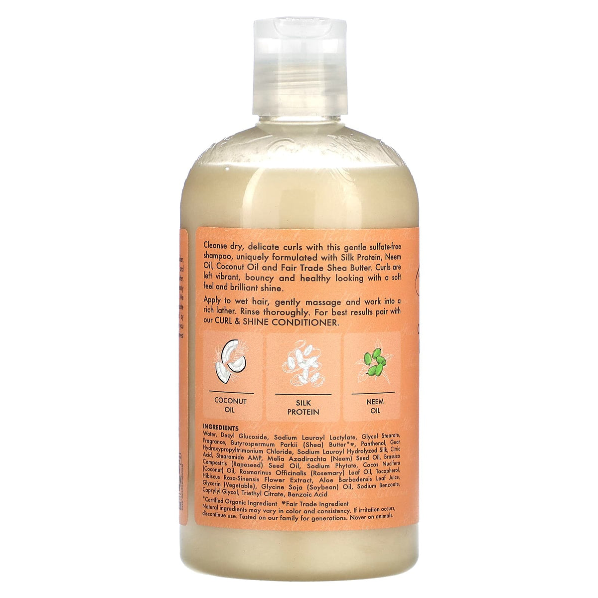 Shea Moisture Kokosnuss & Hibiskus Locken & Glanz Shampoo