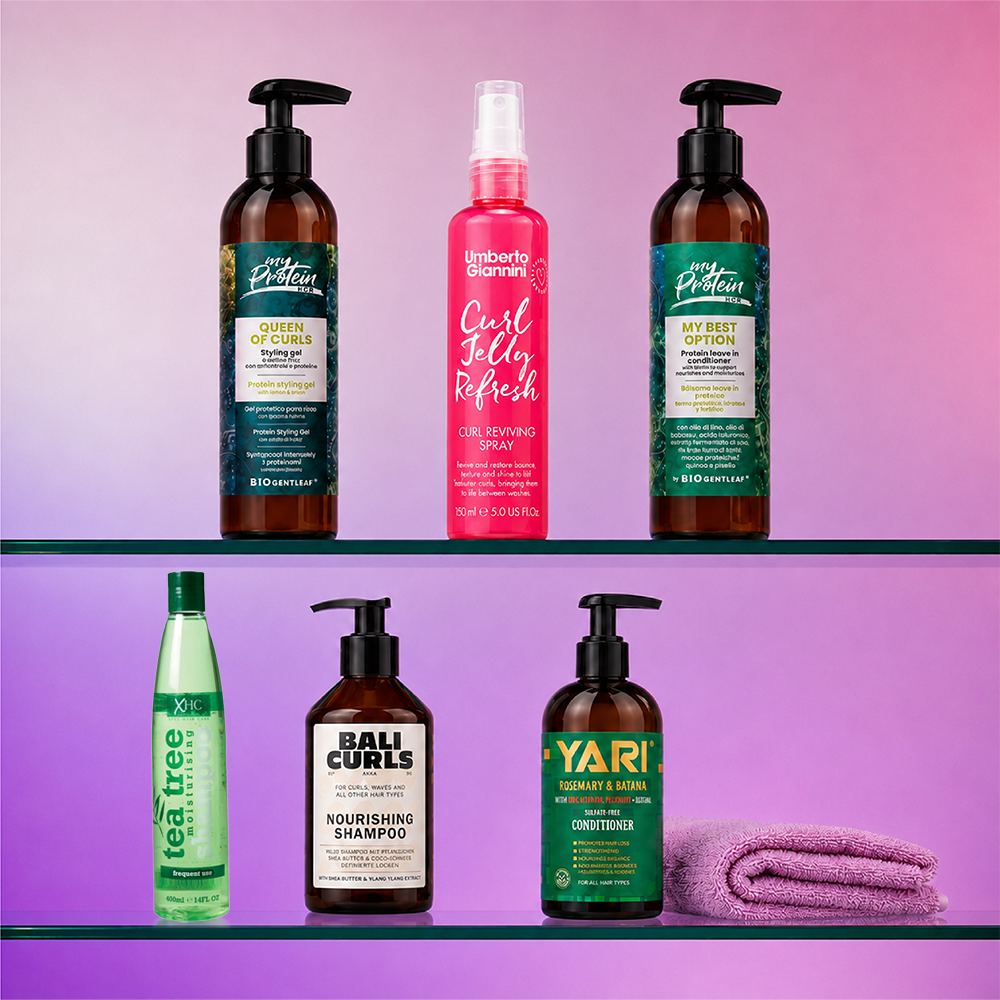 CurlyNest Starter/Beginner Kit for First-Time Curly Hair Care