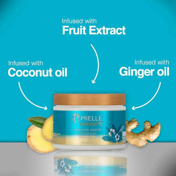 Mielle Moisture RX Hawaiian Ginger feuchtigkeitsspendende Overnight-Spülung 340g
