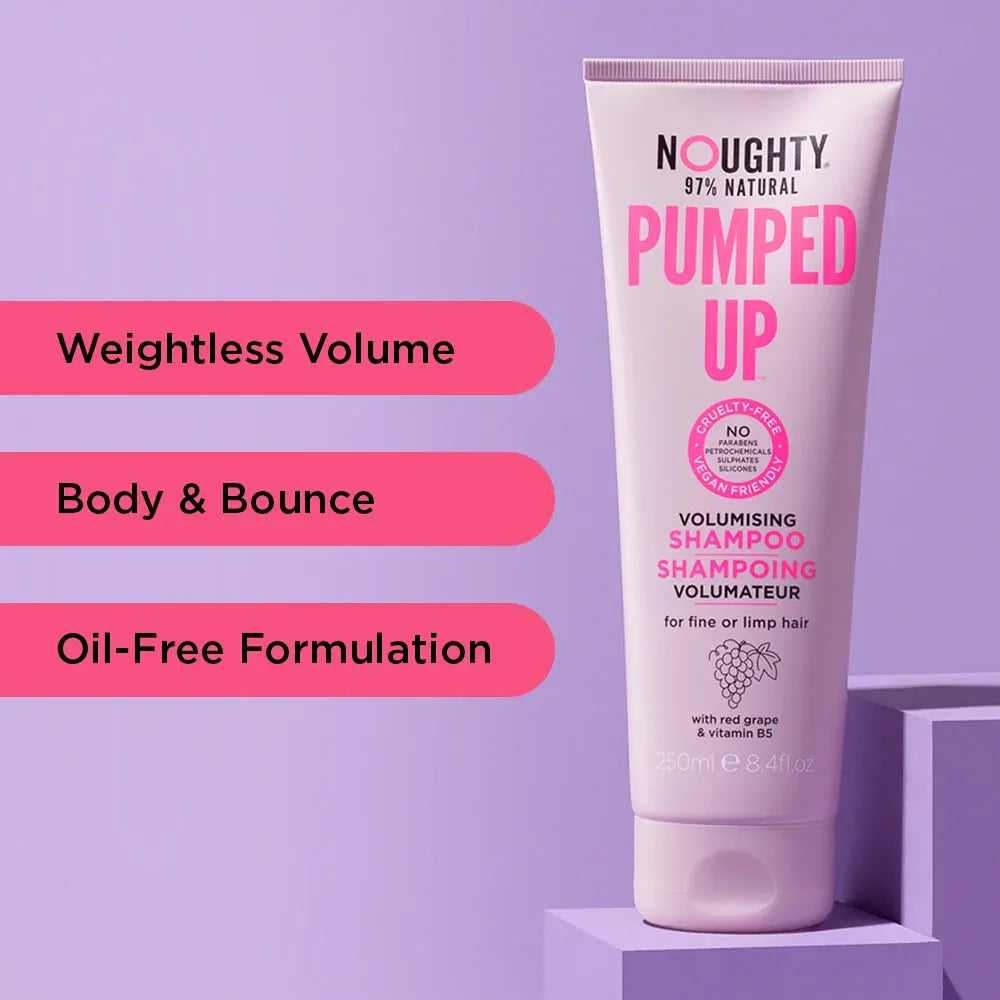 Noughty Pumped Up Volumising Shampoo 250ml