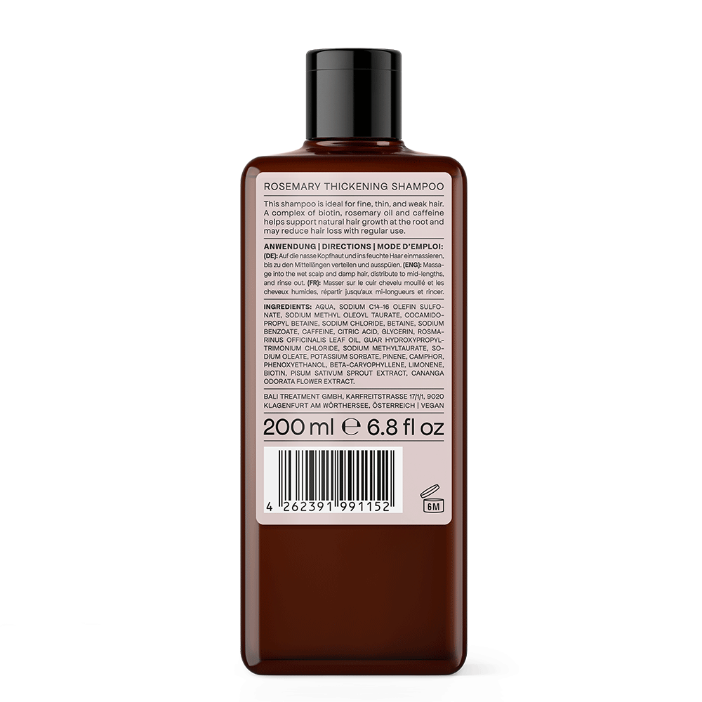 Bali Curls Rosemary Thickening Shampoo 200ml