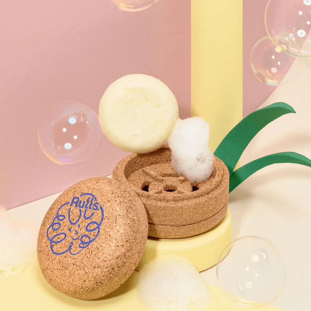 Rulls Seifenablage aus Kork für Shampoo Bars
