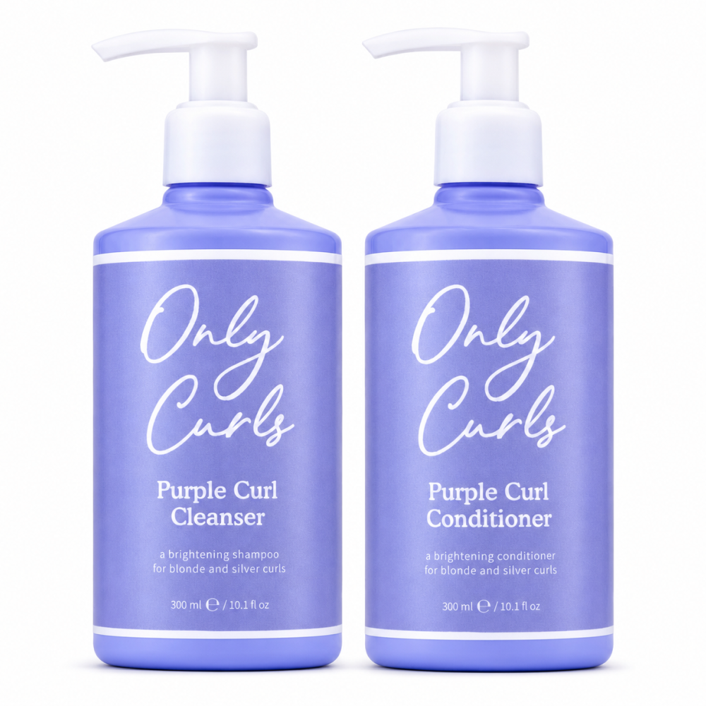 Only Curls Purple Curl Cleansing Duo – Für blonde und silberne Locken