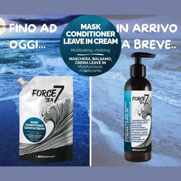 Bio Gentleaf Force 7 Meeresmaske, Spülung, Leave-in Creme 200ml