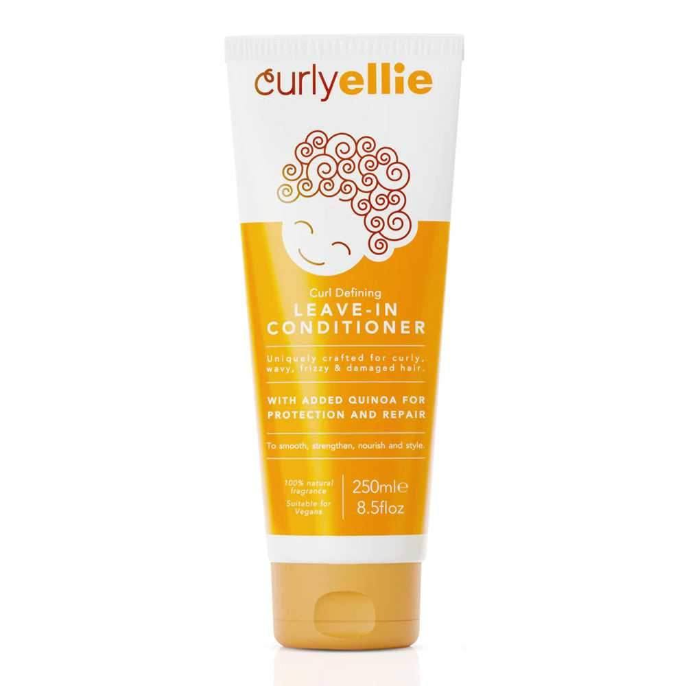 CurlyEllie Curl Defining Leave-In Conditioner Uniquely Crafted for Culy, Wavy, Frizzy and Damaged hair with added Quinoa for Protection and Repair