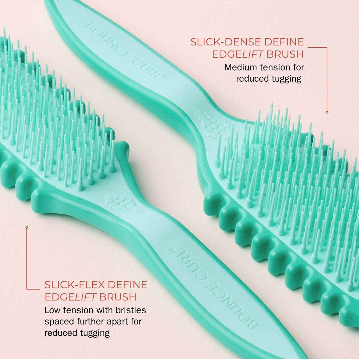 Bounce Curl Slick-Flex Define EdgeLift Brush Teal