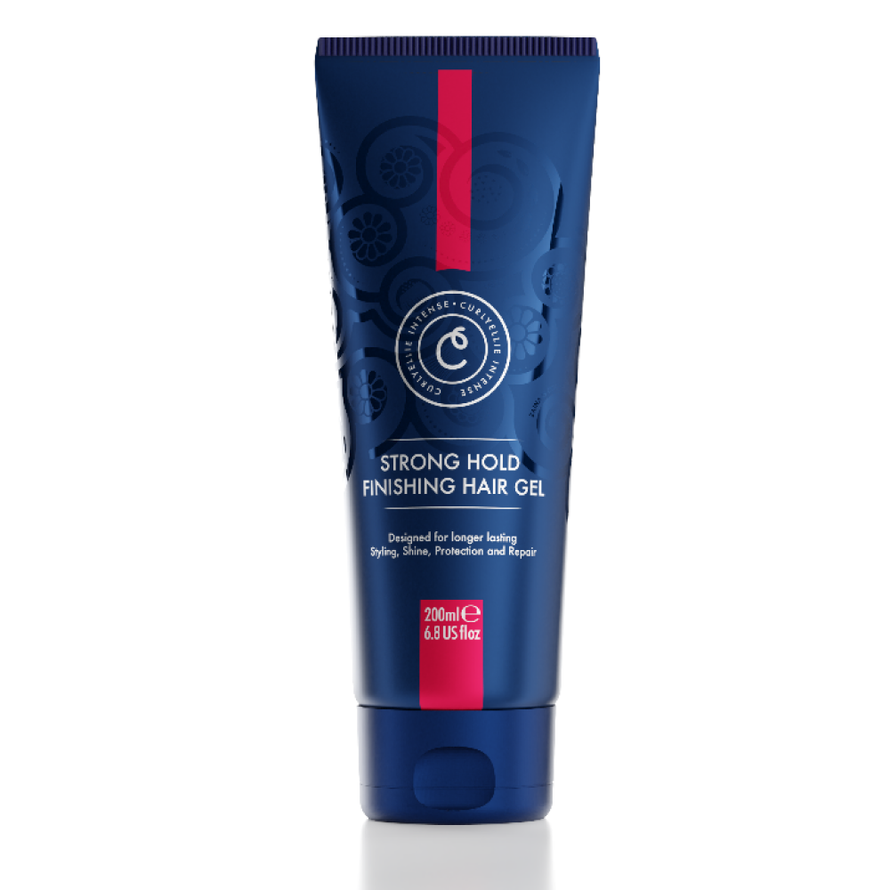 CurlyEllie Intense Strong Hold Finishing Hair Gel 200ml