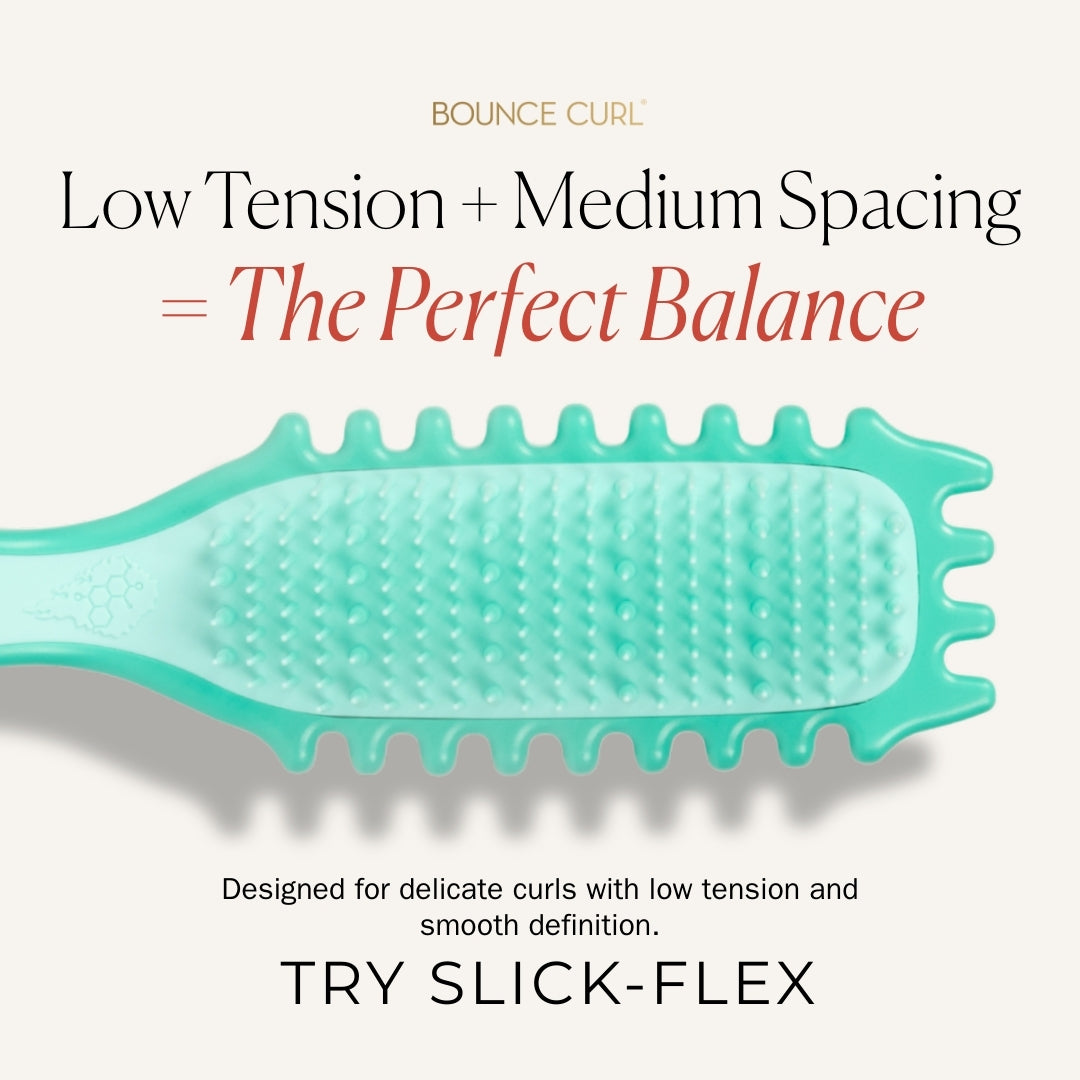 Bounce Curl Slick-Flex Define EdgeLift Brush Teal