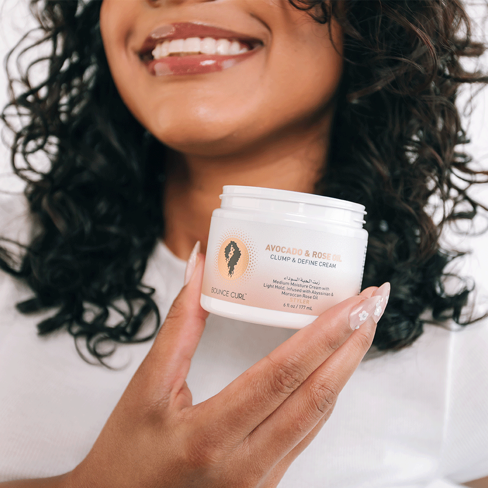 Bounce Curl Avocado & Rose Oil Clump and Define Cream