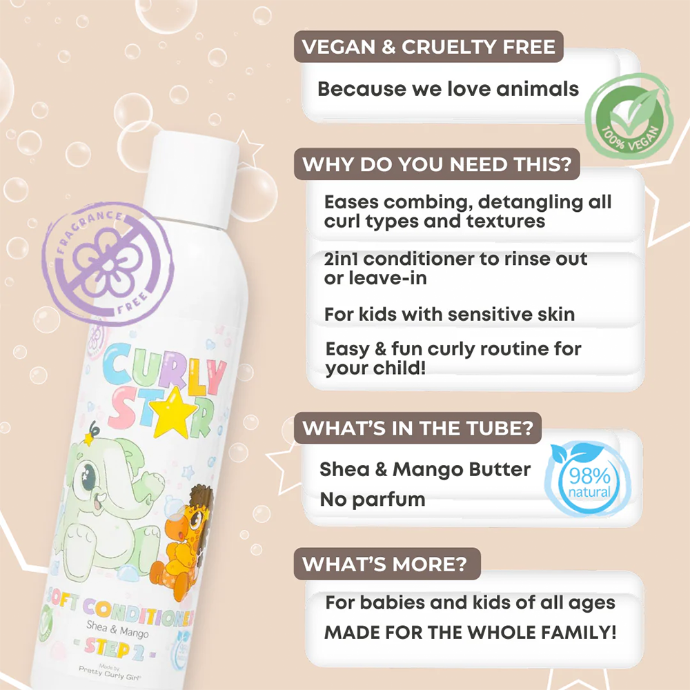 Pretty Curly Girl Curly Star - 2in1 Soft Conditioner 250ml