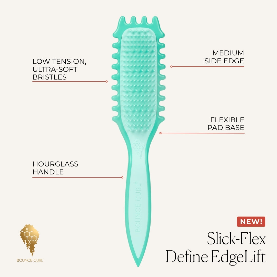 Bounce Curl Slick-Flex Define EdgeLift Brush Teal