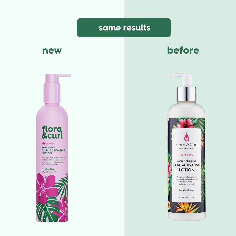 Flora & Curl Style Me Sweet Hibiscus Locken Aktivierende Lotion 300ml