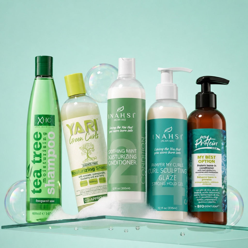 CurlyNest Starter-Set für lockiges Haar 3A-3B – Elastizitätsbalance