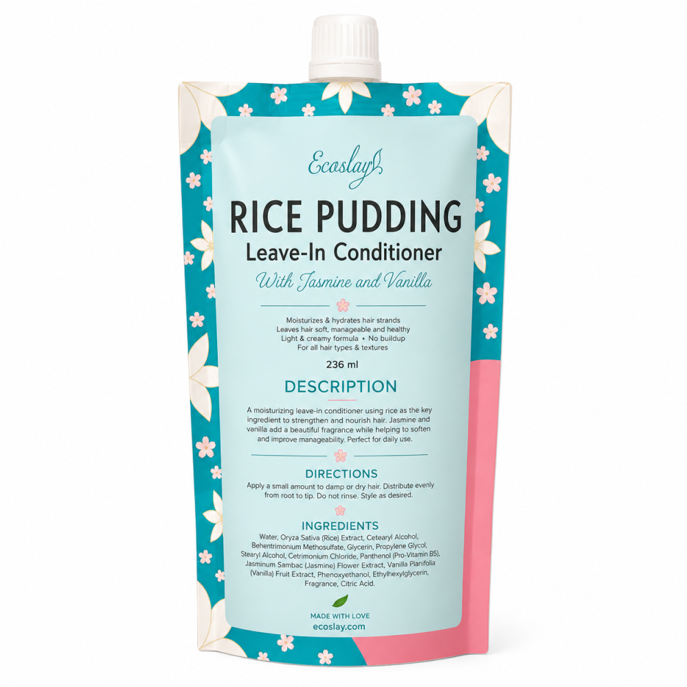 Ecoslay Rice Pudding Leave-In Conditioner und Feuchtigkeitscreme 237ml