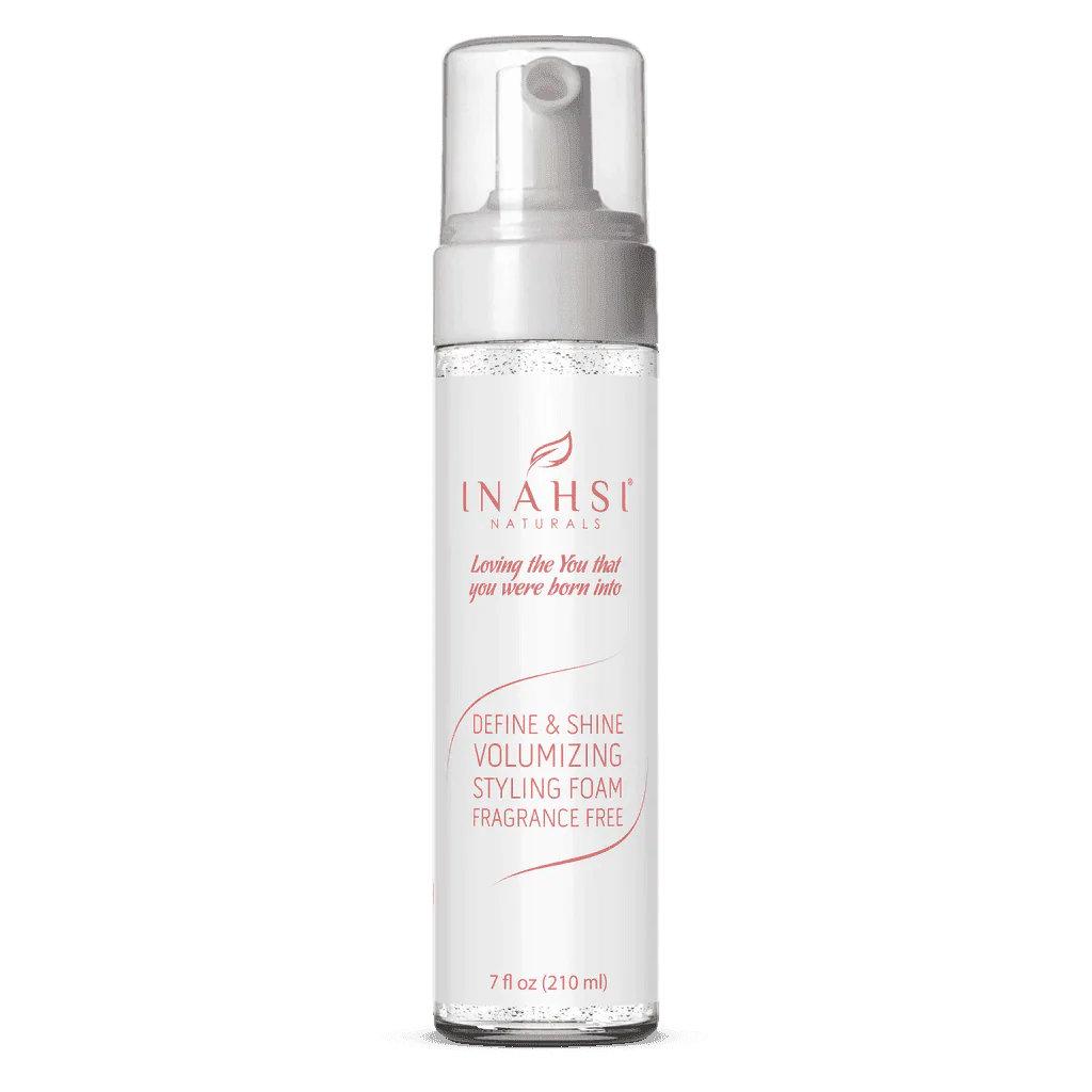 Inashi Naturals Loving the you that you were born into Define & Shine Volumizing Styling Foam Fragrance-free