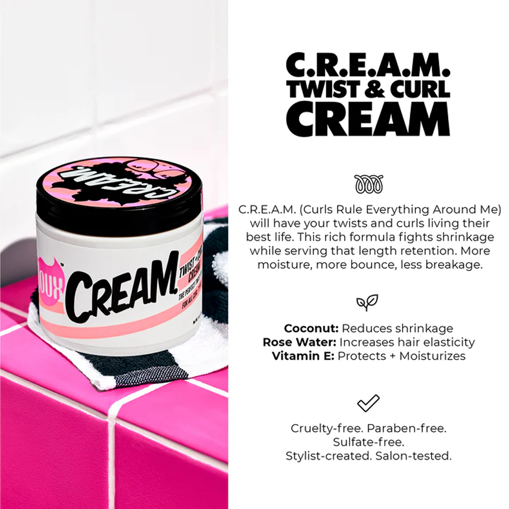 The Doux Creme Twist & Curl Cream 454g