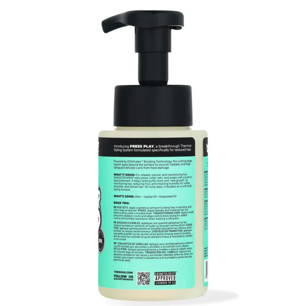 The Doux Press Play Gangster Wrap Foam Wrap Lotion 8oz
