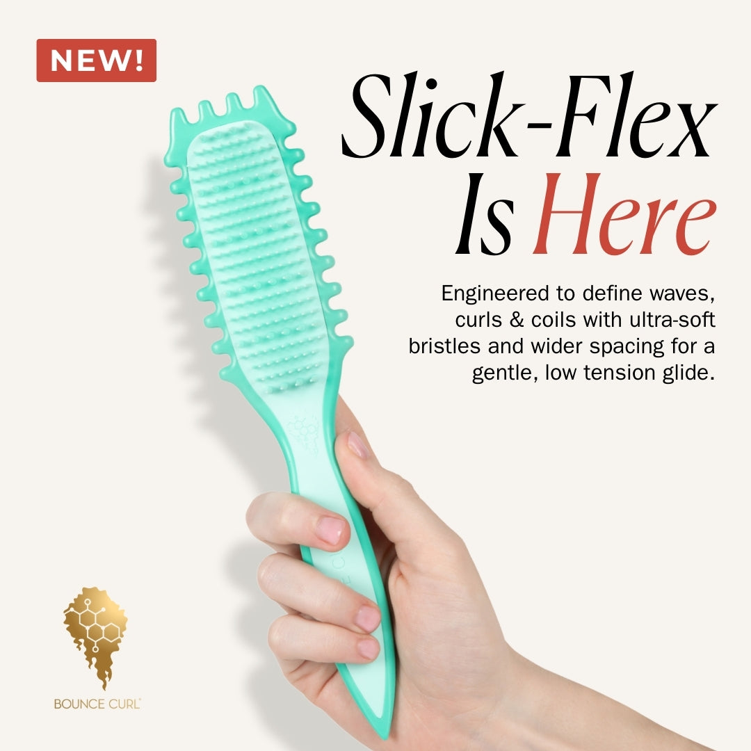 Bounce Curl Slick-Flex Define EdgeLift Brush Teal