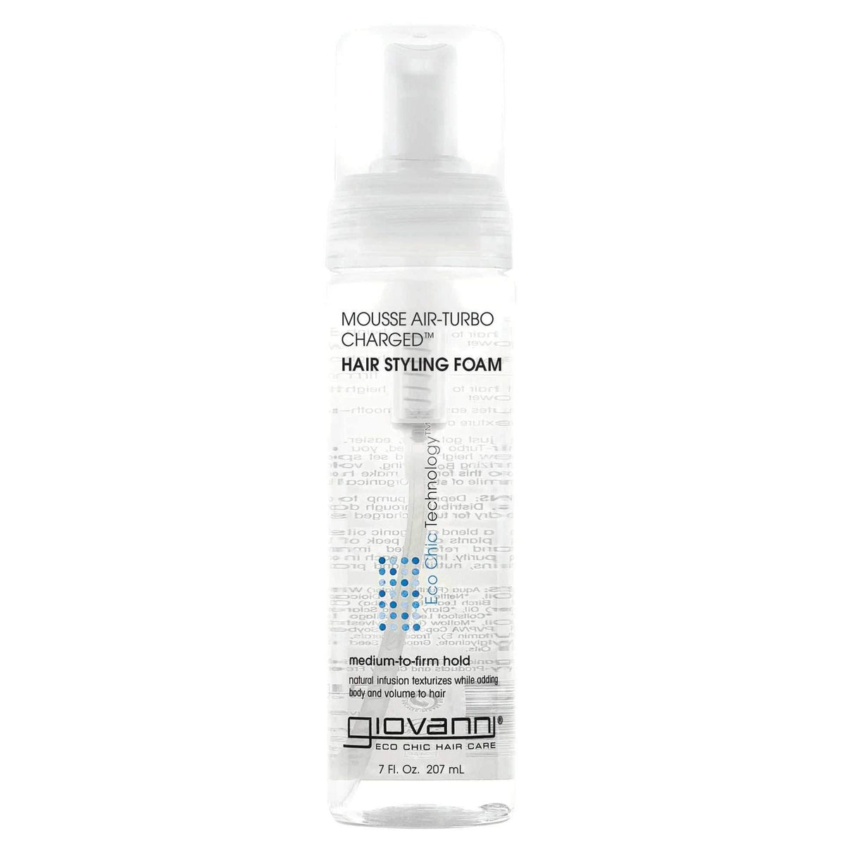 Giovanni Eco Chic Mousse Air Turbo-Charged Hair Styling Foam 207ml
