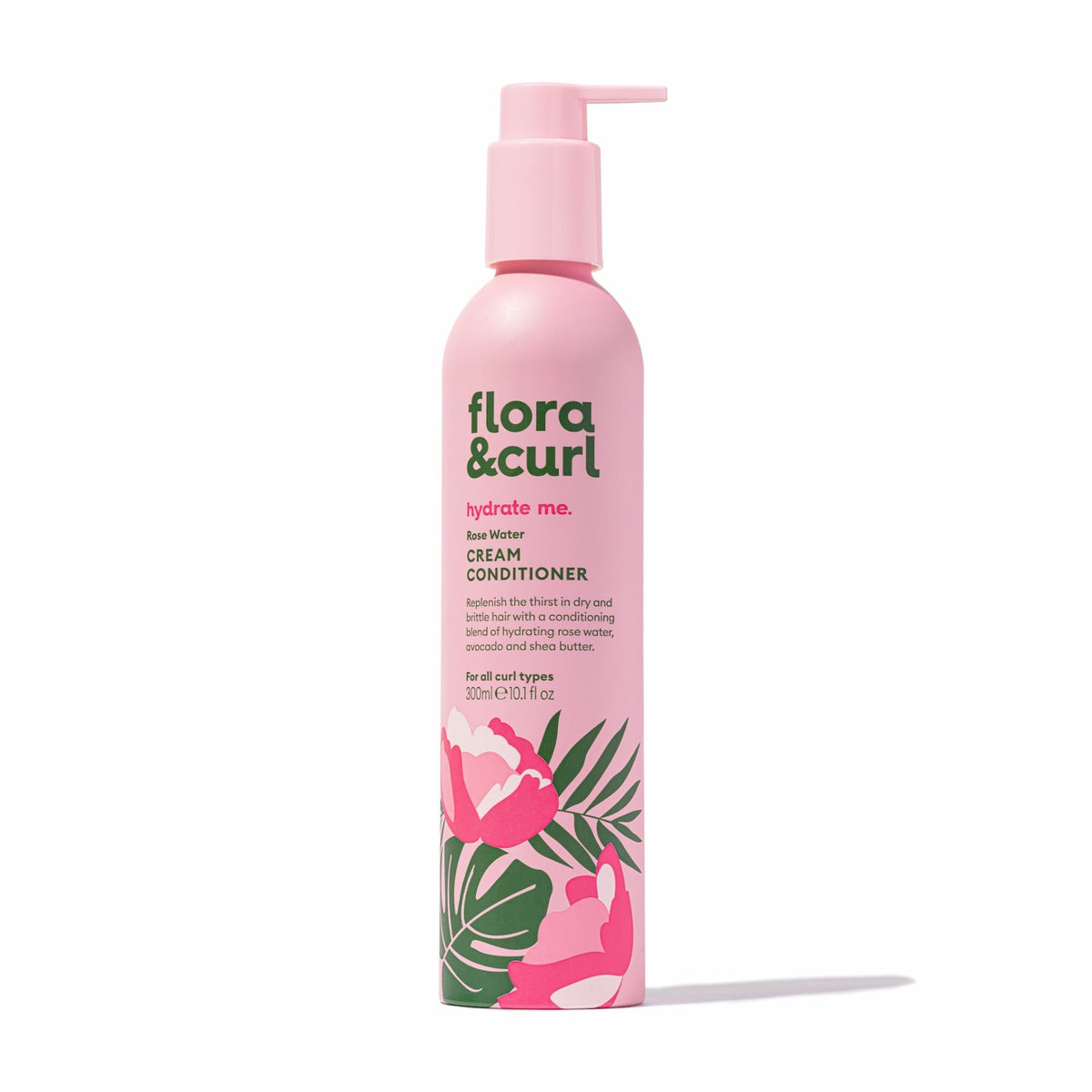 Flora & Curl Hydrate Me Rosenwasser Creme Conditioner 300ml