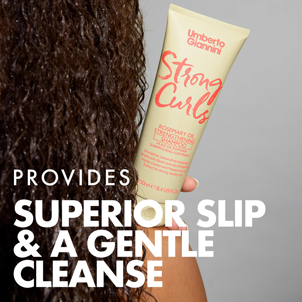 Umberto Giannini Strong Curls Rosmarinöl Shampoo 250ml