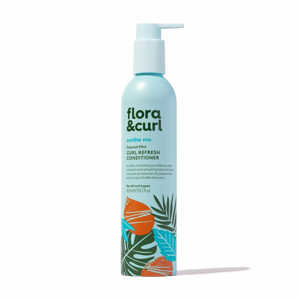 Flora & Curl Soothe Me Coconut Mint Curl Refresh Conditioner 300ml