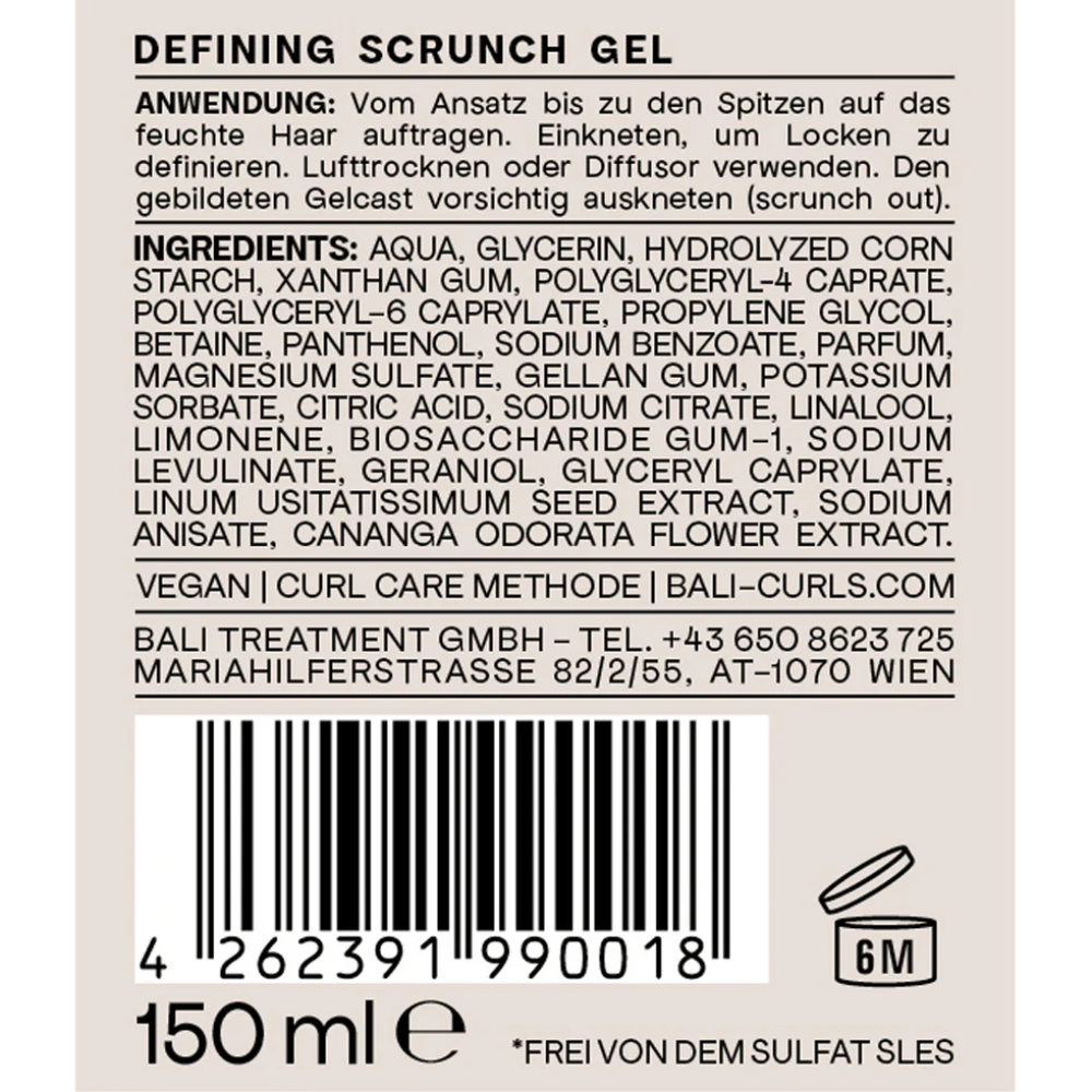 Bali Curls Defining Gel