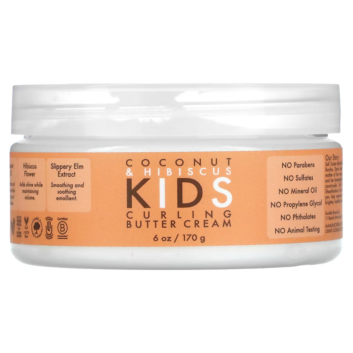 Shea Moisture Kids Kokosnuss & Hibiskus Lockencreme 170g