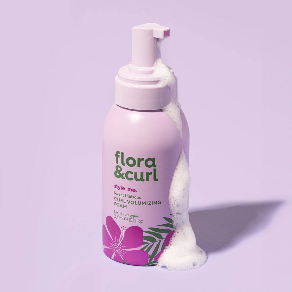 Flora & Curl Style Me Sweet Hibiscus Locken-Volumen-Schaum 300ml