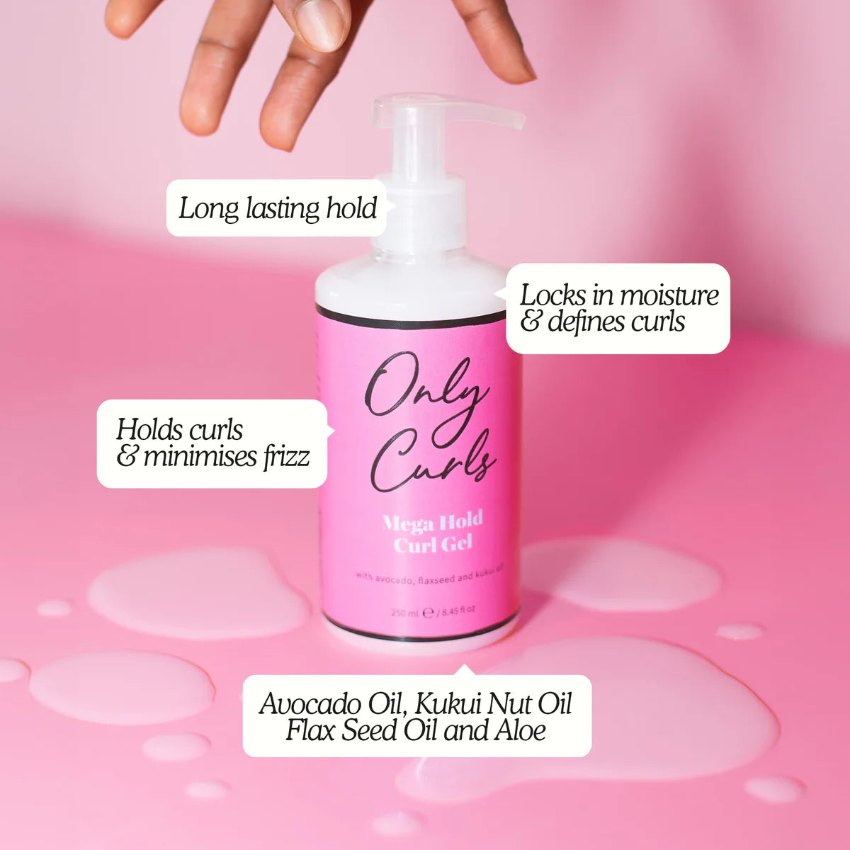Only Curls Mega Hold Locken Gel