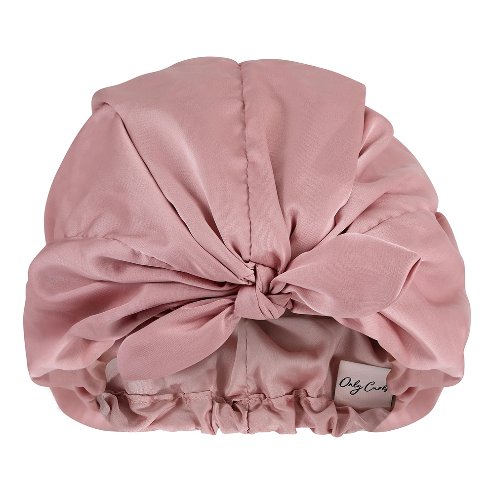 Only Curls Satin-Schlafturban Dusty Rose