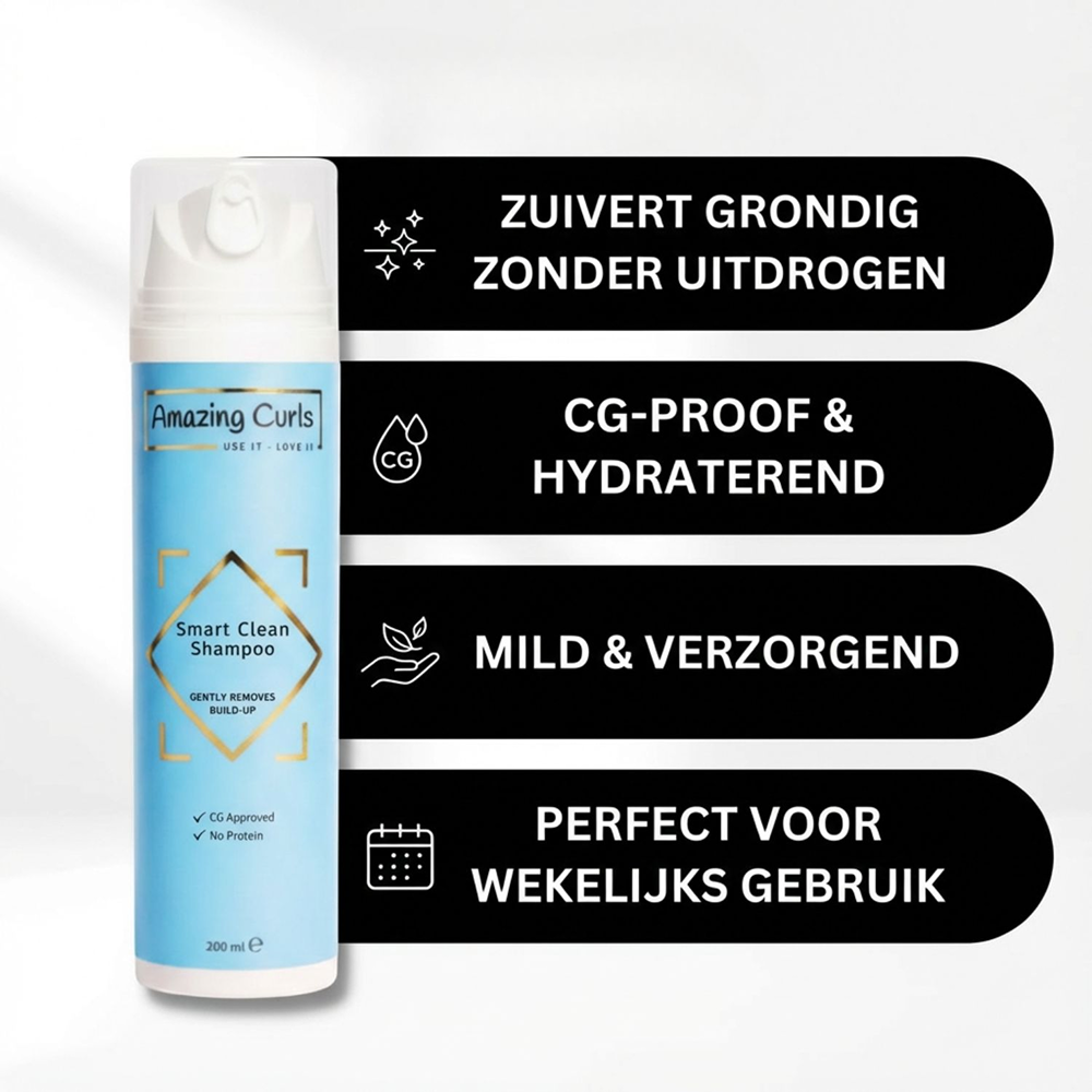 Amazing Curls Smart Clean Shampoo 200ml