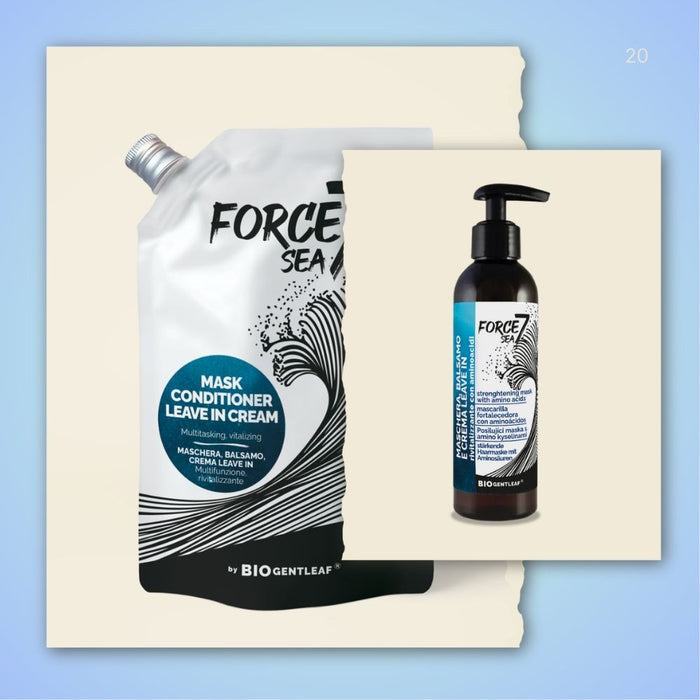 Bio Gentleaf Force 7 Meeresmaske, Spülung, Leave-in Creme 200ml