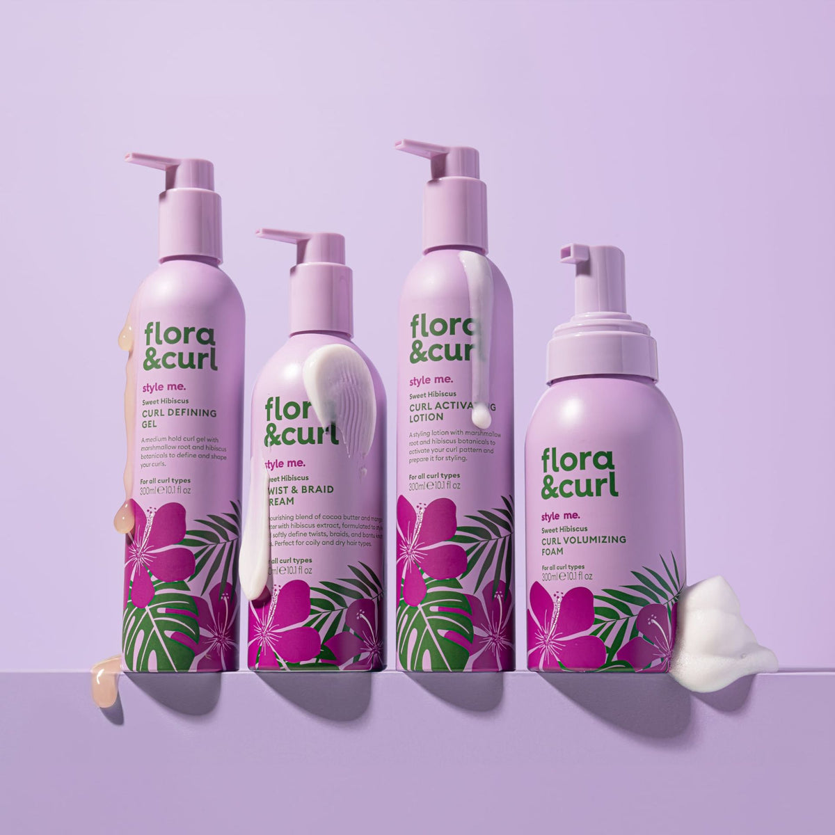 Flora &amp; Curl Style Me Sweet Hibiscus Twist &amp; Braid Creme 300ml