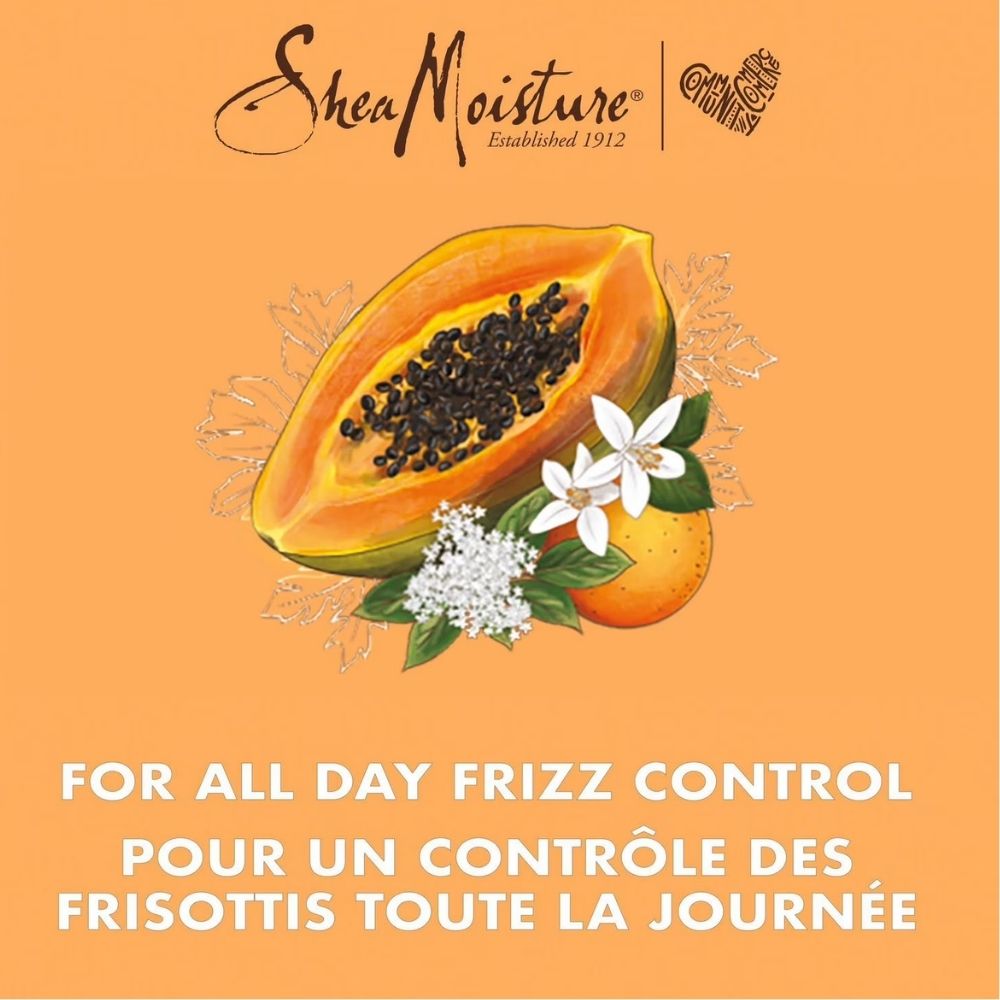 Shea Moisture Papaya &amp; Neroli Frizz Kontroll Pflegespülung für den ganzen Tag