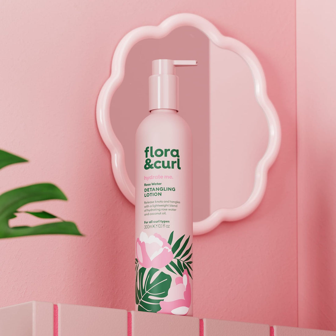 Flora &amp; Curl Hydrate Me Rose Water Detangling Lotion 300ml