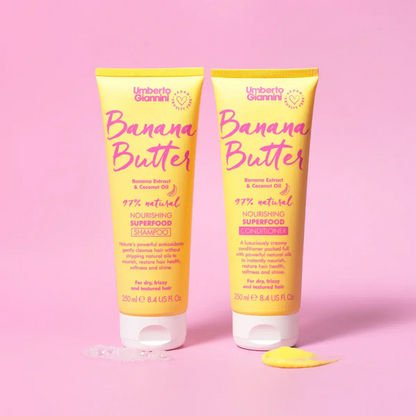 Umberto Giannini Banana Butter Nährende Superfood Spülung 250ml
