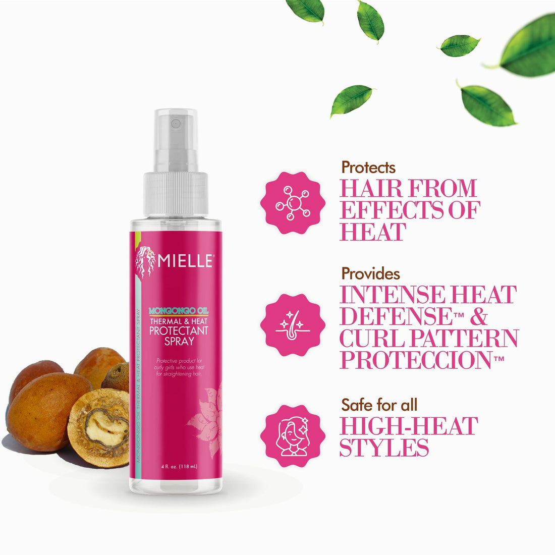 Mielle Mongongoöl Hitzeschutzspray 118 ml