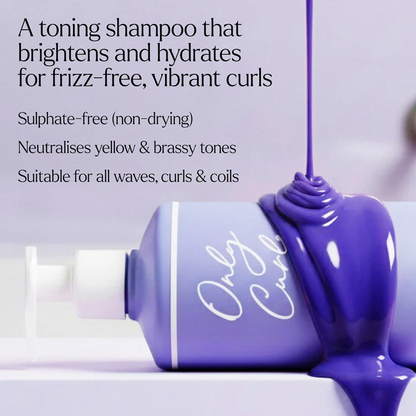 Only Curls Purple Curl Cleansing Duo – Für blonde und silberne Locken