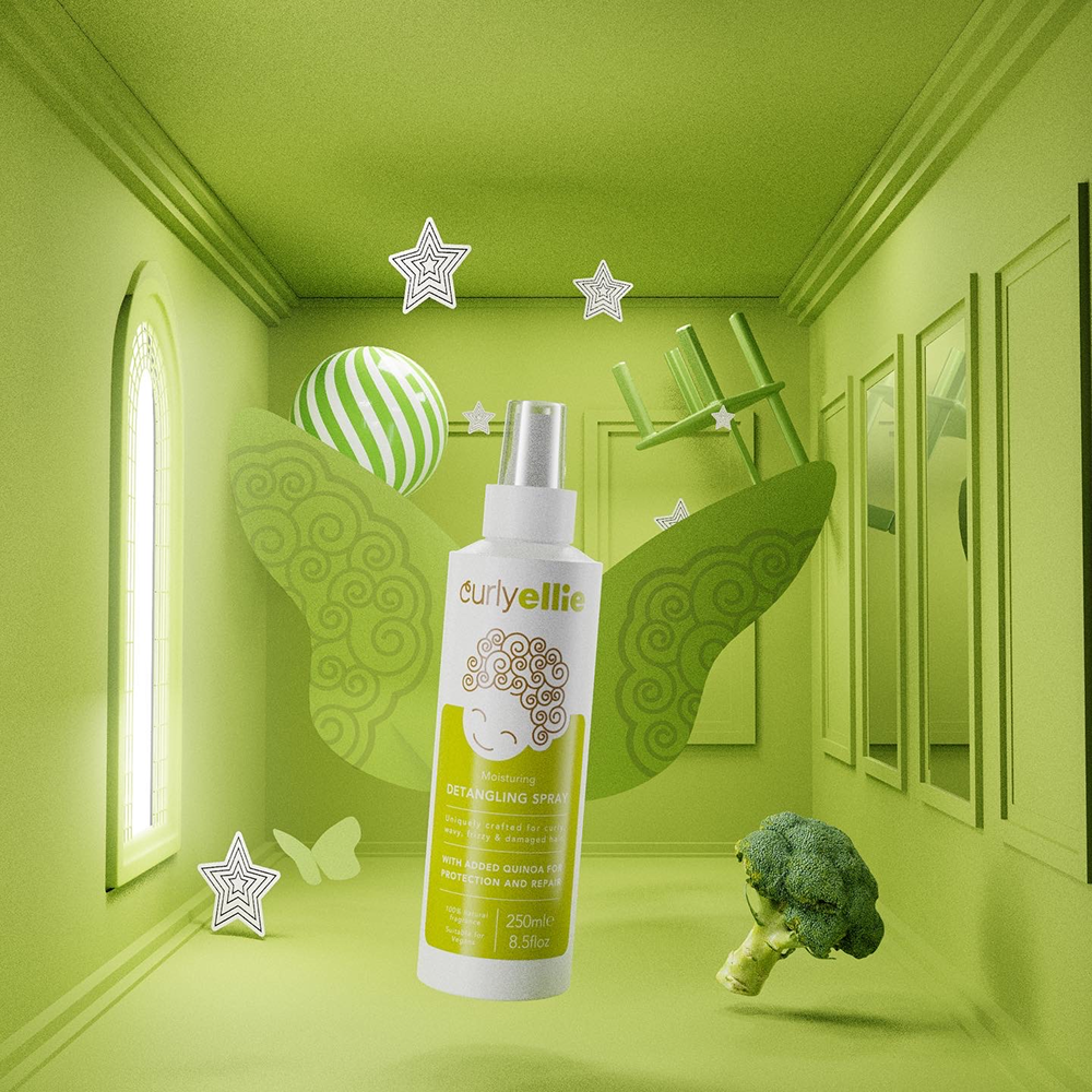 CurlyEllie feuchtigkeitsspendendes Entwirrungsspray