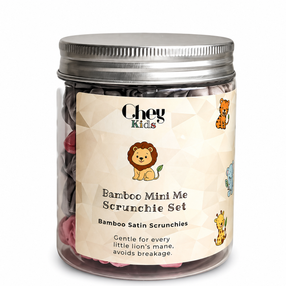 Chey Haircare Kids Bamboo Mini Scrunchie Set