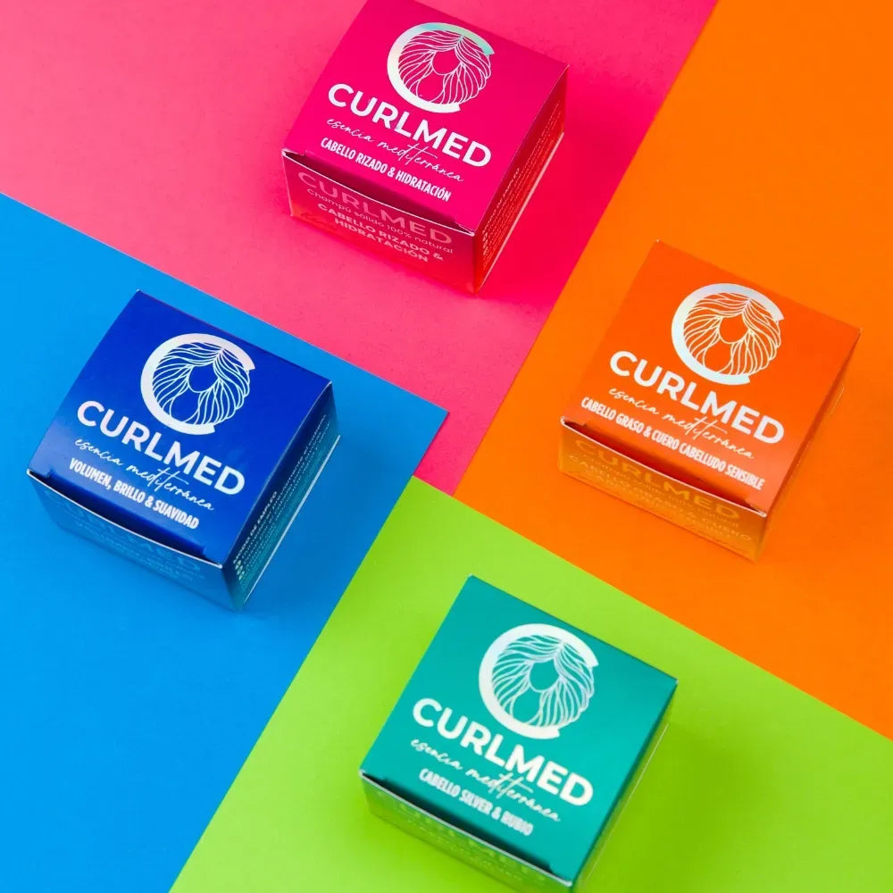 CurlMed Solid Shampoo for Oily Hair and Sensitive Scalp 80g